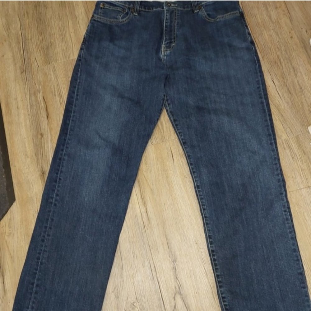 Mens Denver Hayes Relaxed Fit Straight Leg Stretch Jeans